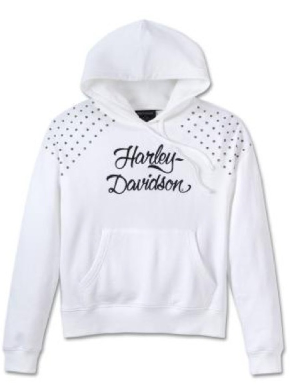 Harley-Davidson White Logo Hooded Sweatshirt